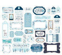 Frames & Tags, Winter Magic - Echo Park Cardstock Ephemera 33/Pkg