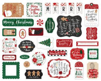 Echo Park Cardstock Ephemera 33/Pkg - A Gingerbread Christmas