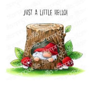 Gnome In A Tree - Stamping Bella Cling Stamps