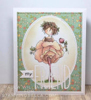 Garden Girl Rose - Stamping Bella Cling Stamps