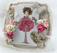 Garden Girl Rose - Stamping Bella Cling Stamps