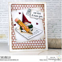 Gnome & The Letter - Stamping Bella Cling Stamps