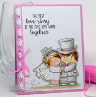 Love Story Squidgy - Stamping Bella Cling Stamps