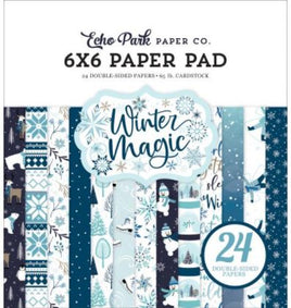 Winter Magic - Echo Park Double-Sided Paper Pad 6"X6" 24/Pkg