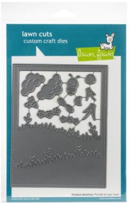 Meadow Backdrop: Portrait -  Lawn Fawn Craft Die