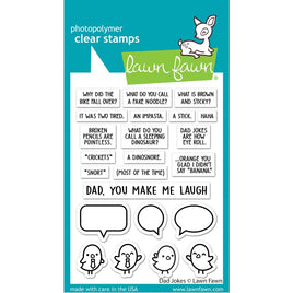 Dad Jokes - Lawn Fawn Clear Stamps 3"X4"