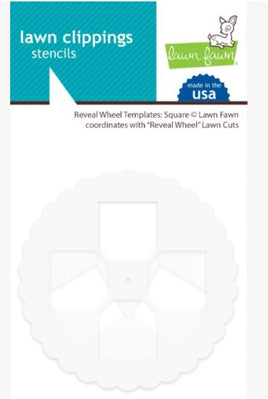 Reveal Wheel: Square - Lawn Clippings Stencils