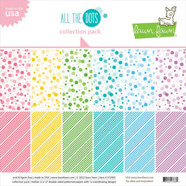 All The Dots - Lawn Fawn Double-Sided Collection Pack 12"X12" 12/Pkg
