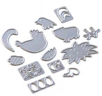 Hen & Rooster - Elizabeth Craft Metal Die