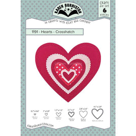 Hearts - Crosshatch