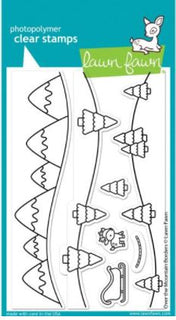 Over The Mountain Borders - Lawn Fawn Clear Stamp 4
