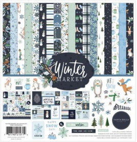 Winter Market - Carta Bella Collection Kit 12"X12"