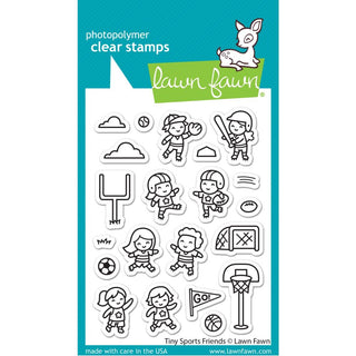 Tiny Sports Friends - Lawn Fawn Clear Stamps 3