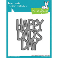Giant Happy Dad's Day - Lawn Cuts Custom Craft Die