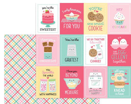 Made With Love Double-Sided Cardstock 12"X12" - Cake Plaider