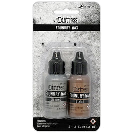 Sterling/Statue - Tim Holtz Distress Foundry Wax Kit