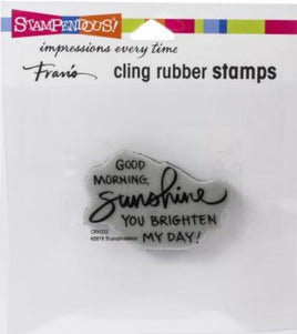 Morning Sunshine - Stampendous Cling Stamp