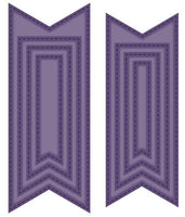Frames & Tags Collection Stitched Flags Die