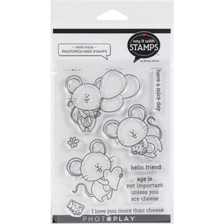 Mini Mice - PhotoPlay Say It With Stamps Photopolymer Stamps