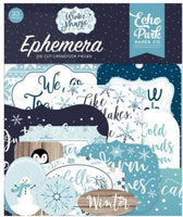 Icons, Winter Magic - Echo Park Cardstock Ephemera 33/Pkg