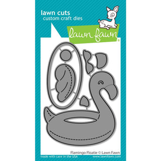 Flamingo Floatie - Lawn Cuts Custom Craft Die