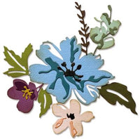 Brushstroke Flowers #2 - Sizzix Thinlits Dies By Tim Holtz 8/Pkg
