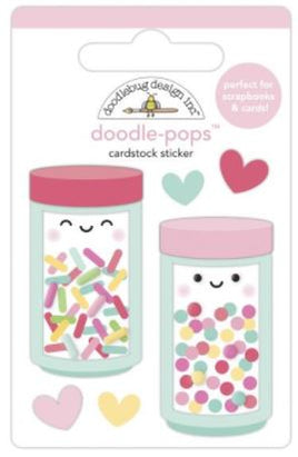 Doodlebug Doodle-Pops 3D Stickers - Sprinkle Shoppe