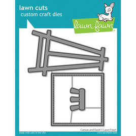 Canvas & Easel - Lawn Cuts Custom Craft Die