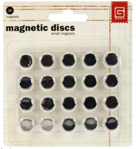 Magnetic Discs 1/32" Thick .375" 20/Pkg