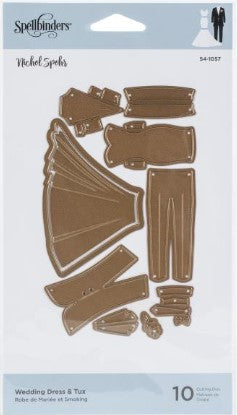 Wedding Dress & Tux, Wedding Season - Spellbinders Etched Dies By Nichol Spohr