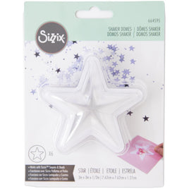 Star 3", 6/Pkg - Sizzix Making Essentials Shaker Domes