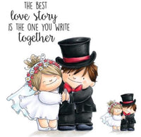 Love Story Squidgy - Stamping Bella Cling Stamps