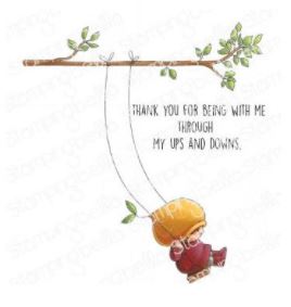 Bundle Girl On A Swing - Stamping Bella Cling Stamps