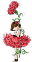 Garden Girl Carnation - Stamping Bella Cling Stamps