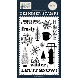 Snow Place Like Home - Carta Bella Stamps