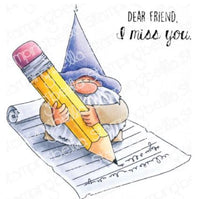 Gnome & The Letter - Stamping Bella Cling Stamps