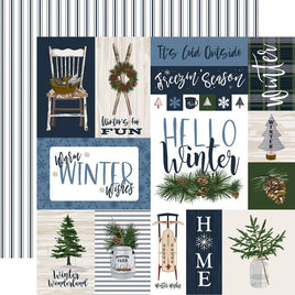 Journaling Cards - Welcome Winter Double-Sided Cardstock 12"X12"