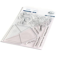 Floral Envelope - Pinkfresh Studio Clear Stamp Set 4"X6"