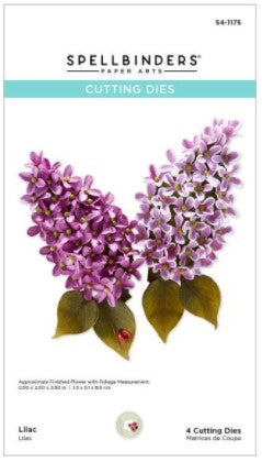Spellbinders Etched Dies  Lilac- Garden Favorites