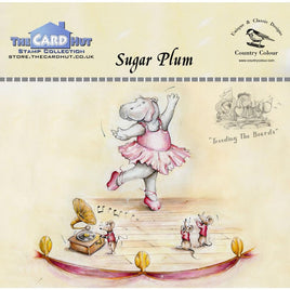 The Card Hut Clear Stamps 4"X6"   Treading The Boards - Sugar Plum