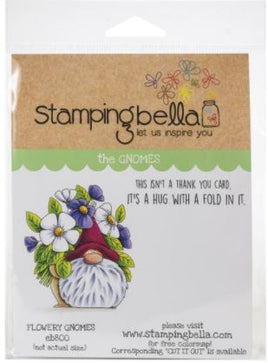 Flowery Gnome - Stamping Bella Cling Stamps