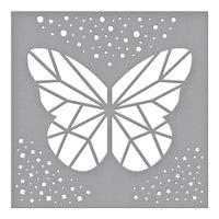 Geometric Butterfly- Bibi's Butterflies -Spellbinders Stencil