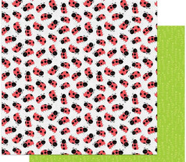 Ladybug - Fern & Willard Double-Sided Cardstock 12"X12"