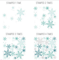Concord & 9th Clear Stamps 6"X6"-Snowflakes Turnabout