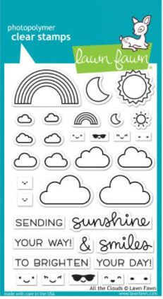 All The Clouds - Lawn Fawn Clear Stamp 4"x6"