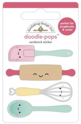 Doodlebug Doodle-Pops 3D Stickers - Baker's Kneads