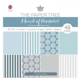 The Paper Tree A Touch of Romance 8x8 Essentials Pad - A Touch of Blue