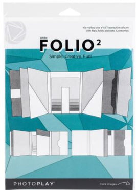Photoplay Folio 6"X8" - White
