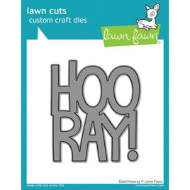 Giant Hooray - Lawn Cuts Custom Craft Die