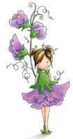 Garden Girl Sweet Pea - Stamping Bella Cling Stamps